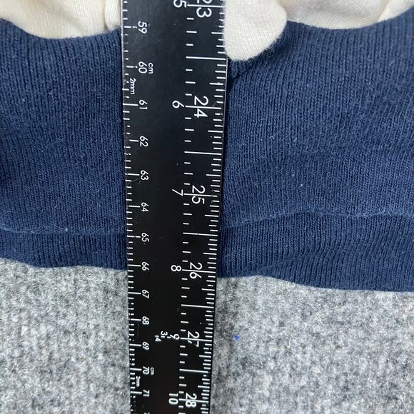 T’s By DC Pullover Mens L Beige Navy Washington DC Quarter Zip Vintage - Picture 4 of 8